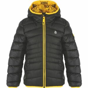 Loap INTERMO Dětská zimní bunda, černá, velikost 112-116