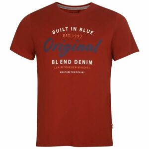 BLEND TEE REGULAR FIT Pánské tričko, červená, velikost XL