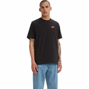 Levi's SS RELAXED FIT TEE Pánské tričko, černá, veľkosť XL