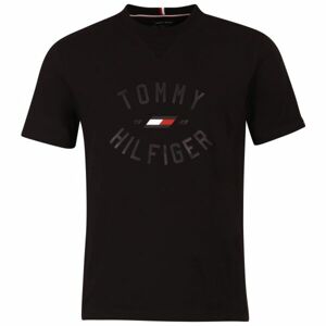 Tommy Hilfiger VARSITY GRAPHIC S/S TEE Pánské tričko, černá, velikost M