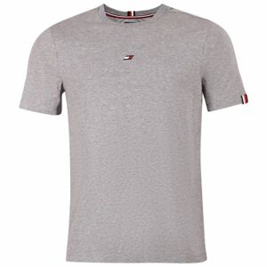 Tommy Hilfiger ESSENTIALS SMALL LOGO S/S TEE Pánské tričko, šedá, velikost L