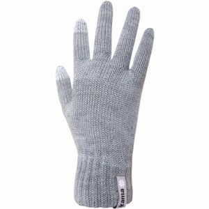Kama Pletené rukavice Pletené rukavice, šedá, velikost L