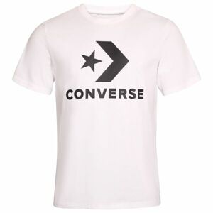 Converse STANDARD FIT CENTER FRONT LARGE LOGO STAR CHEV Pánské tričko, bílá, velikost L