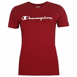 Champion CREWNECK T-SHIRT Dámské tričko, červená, velikost