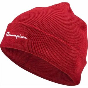 Champion BEANIE CAP Unisexová čepice, červená, veľkosť UNI