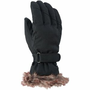 Ziener KIM W Dámské lyžařské rukavice, černá, velikost 7.5