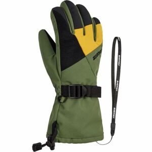 Ziener Dětské lyžařské rukavice Dětské lyžařské rukavice, tmavě zelená, velikost 5