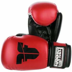 Fighter BASIC 8 OZ Boxerské rukavice, červená, velikost