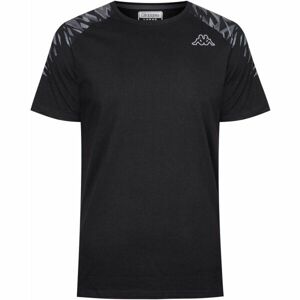 Kappa LOGO DAZERO Pánské triko, černá, velikost L