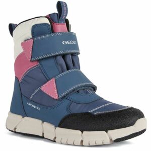 Geox J FLEXYPER B. Dívčí kotníkové boty, modrá, velikost 32