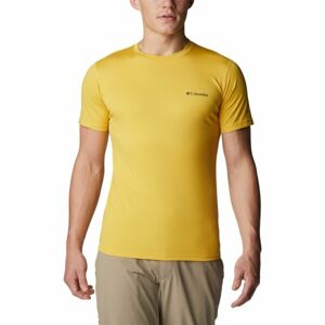 Columbia ZERO RULES SHORT Pánské triko, žlutá, velikost L