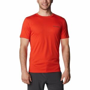 Columbia ZERO RULES SHORT Pánské triko, červená, velikost S