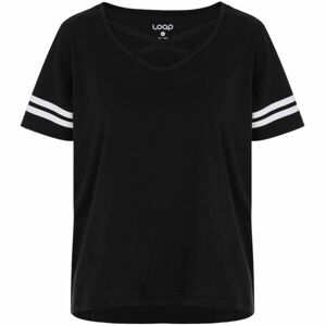 Loap BIANCA Dámské triko, černá, velikost XS