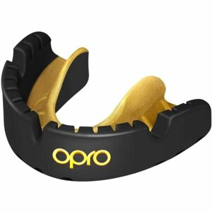 Opro GOLD BRACES Chránič zubů pro uživatele fixních rovnátek, černá, velikost