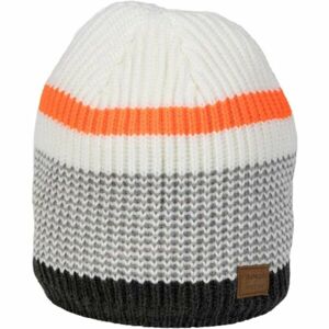 Finmark WINTER HAT Zimní pletená čepice, šedá, velikost
