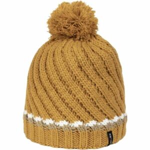 Finmark WINTER HUT Zimní pletená čepice, žlutá, velikost UNI