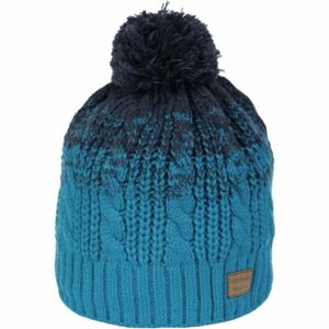 Finmark WINTER HUT Dámská zimní pletená čepice, modrá, velikost UNI