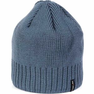 Finmark WINTER HAT Pánská zimní pletená čepice, modrá, veľkosť UNI