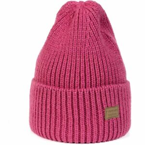 Finmark WINTER HAT Dámská zimní pletená čepice, růžová, velikost UNI