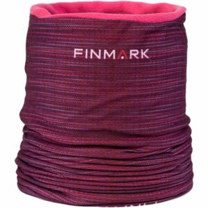 Finmark FSW-207 Dámský multifunkční šátek s fleecem, růžová, velikost UNI