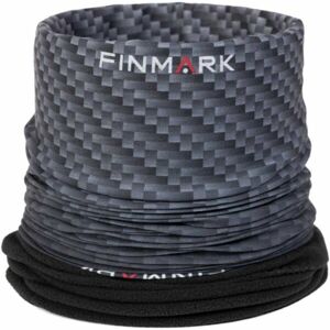 Finmark FSW-217 Multifunkční šátek s fleecem, tmavě šedá, velikost UNI