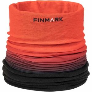 Finmark FSW-239 Multifunkční šátek s fleecem, oranžová, velikost UNI