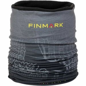 Finmark FSW-250 Multifunkční šátek s fleecem, tmavě šedá, velikost UNI