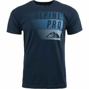 ALPINE PRO MEN'S T-SHIRT Pánské triko, tmavě modrá, velikost XXXL