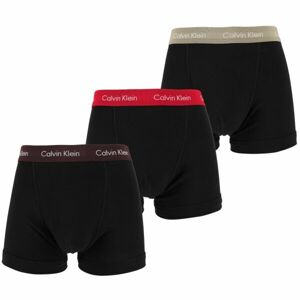 Calvin Klein 3P TRUNK Pánské boxerky, černá, velikost