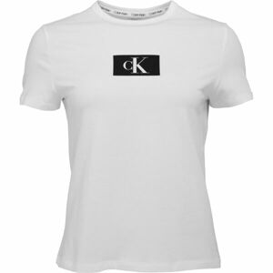 Calvin Klein ´96 LOUNGE-S/S CREW NECK Dámské tričko, bílá, veľkosť XL