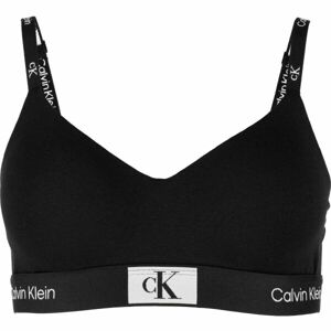 Calvin Klein ´96 COTTON-LGHT LINED BRALETTE Dámská podprsenka, černá, velikost XL