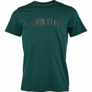 Calvin Klein S/S CREW NECK Pánské tričko, tmavě zelená, velikost M