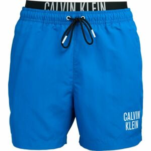 Calvin Klein INTENSE POWER-MEDIUM DOUBLE WB Pánské koupací šortky, modrá, velikost M
