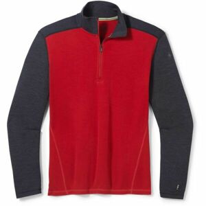 Smartwool M CLASSIC THERMAL MERINO BL 1/4 ZB Pánské triko, červená, velikost XL