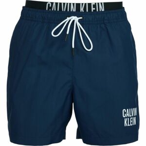 Calvin Klein INTENSE POWER-MEDIUM DOUBLE WB Pánské koupací šortky, tmavě modrá, velikost M