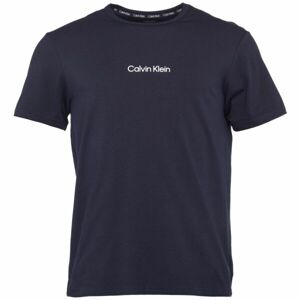 Calvin Klein S/S CREW NECK Pánské tričko, tmavě modrá, velikost