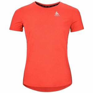 Odlo W CREW NECK S/S ZEROWEIGHT CHILL-TEC Dámské běžecké triko, oranžová, velikost S