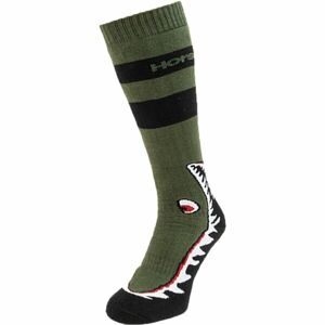 Horsefeathers Pánské snowboardové ponožky Pánské snowboardové ponožky, zelená, velikost 11-13