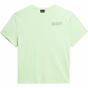 4F TSHIRT W Dámské triko, světle zelená, velikost L