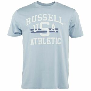 Russell Athletic T-SHIRT M Pánské tričko, světle modrá, velikost L