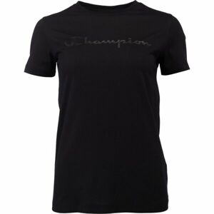 Champion CREWNECK T-SHIRT Dámské tričko, černá, veľkosť M