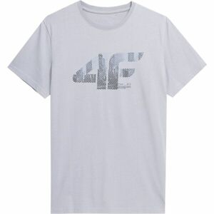 4F MEN´S T-SHIRT Pánské triko, šedá, veľkosť L