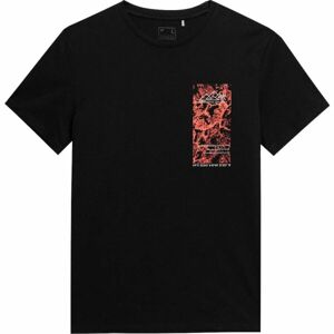 4F MEN´S T-SHIRT Pánské tričko, černá, veľkosť L