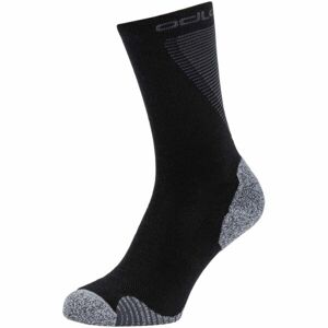 Odlo SOCKS CREW ACTIVE WARMRUNNING Ponožky, černá, velikost 39/41