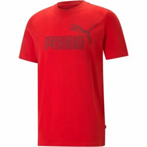 Puma GRAPHICS NO 1 LOGO TEE Pánské triko, červená, veľkosť M