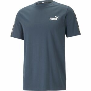 Puma ESSENTIALS+TAPE TEE Sportovní triko, modrá, veľkosť XL