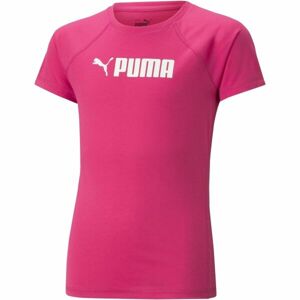 Puma PUMA FIT TEE G Dívčí triko, růžová, velikost 140