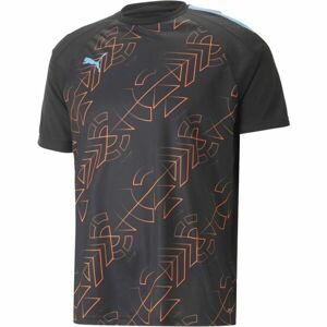 Puma TEAMLIGA GRAPHIC JERSEY Pánské fotbalové triko, černá, veľkosť L