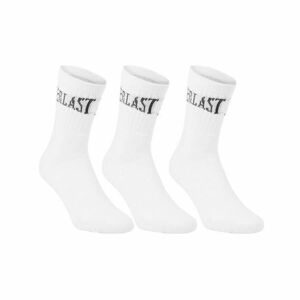 Everlast TENNIS EVERLAST SOCKS Sportovní vysoké ponožky, bílá, velikost 39-42