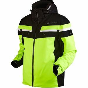 TRIMM FUSION Pánská lyžařská bunda, reflexní neon, veľkosť M